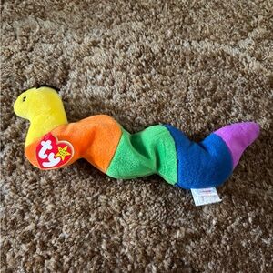TY Beanie Baby Inch the Worm